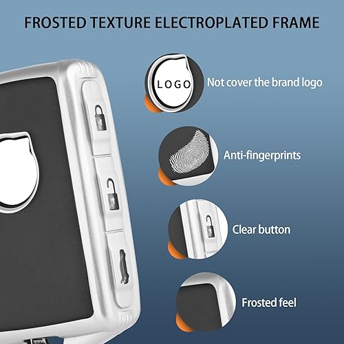 Miniatura 2 de TANGSEN Funda inteligente para llavero compatible con Volvo S90 V90 XC40 XC60 XC90 lateral 3 4 botones sin llave remoto de entrada sin llave TPU