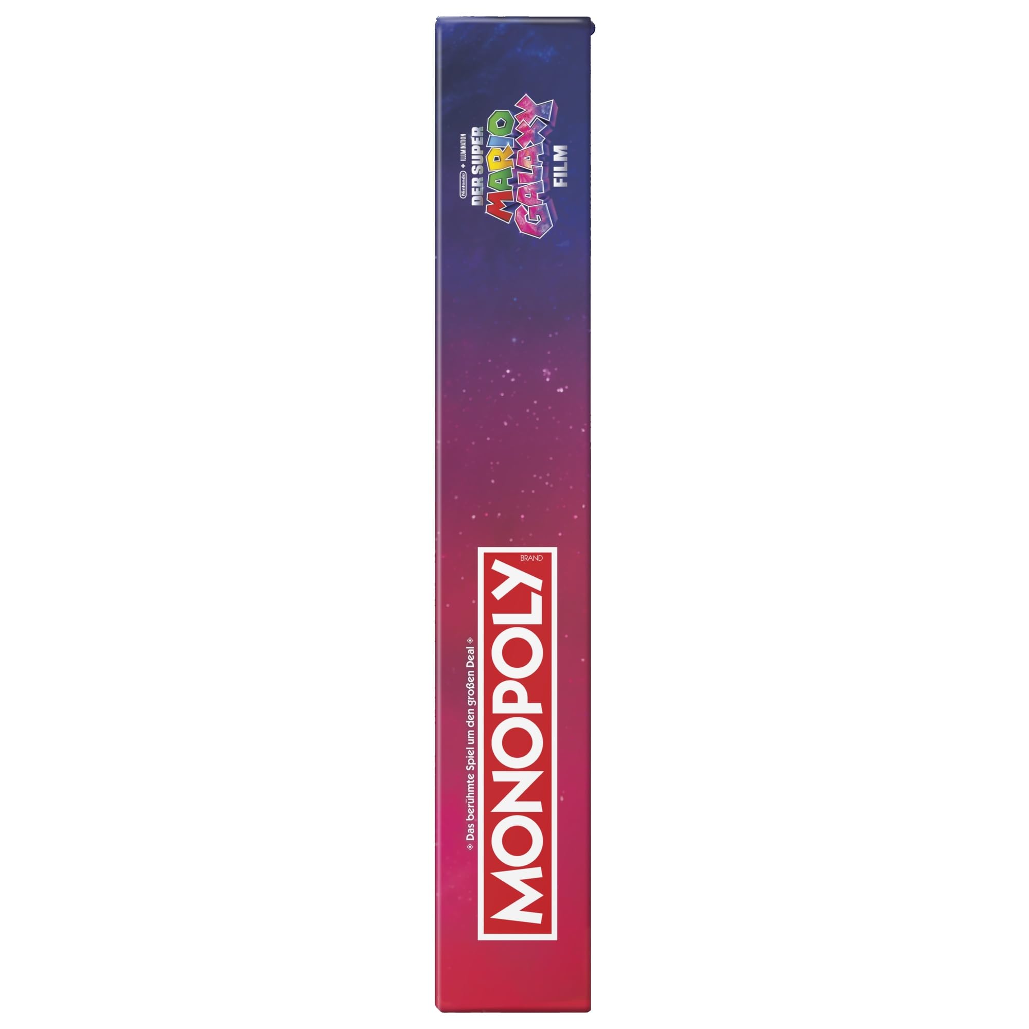Monopoly: Super Mario Galaxy Film Edition gra planszowa I zabawne gry rodzinne dla dzieci, nastolatków, dorosłych | od 2 do 6 graczy | od 8 lat - wersja niemiecka