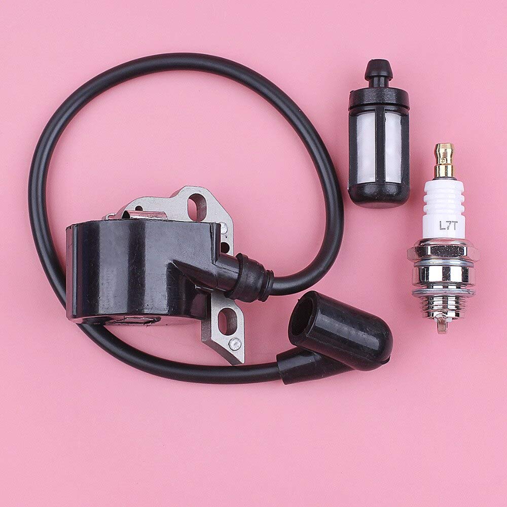 Herramienta Kit de filtro de combustible de bujía de bujía de bujía de encendido for stihl 015 01 5AV 015L Herramienta de jardín de motosierras Parte de repuesto de repuesto Componentes