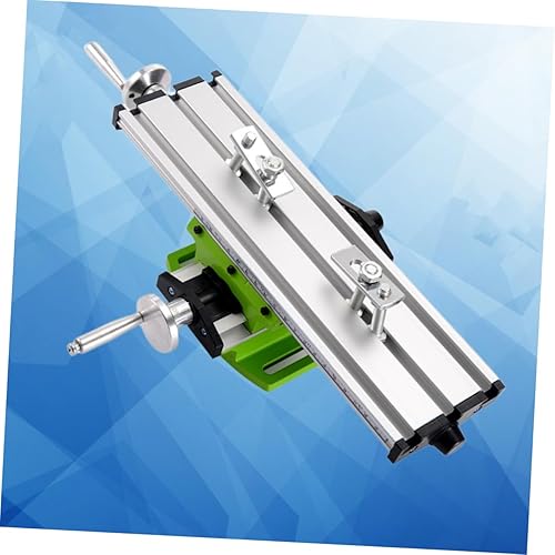 Miniatura 4 de Mini mesa de trabajo de fresadora, mesa de diapositiva de perforación compuesta, mesa de trabajo multifuncional, mesa de trabajo de ajuste de