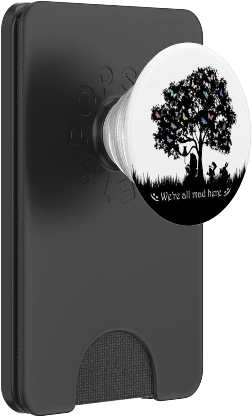 We're All Mad Here - Alice In Wonderland PopSockets PopWallet for MagSafe