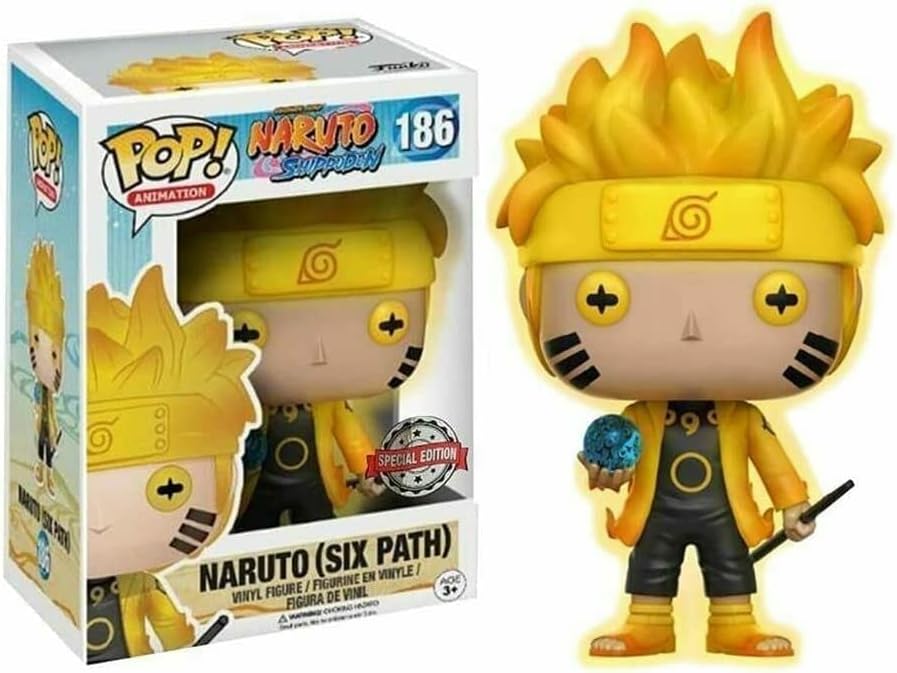 Funko Pop Animation Shippuden-Naruto Six Path #186 Vinyl Figure, 12999, Multicolore | Pop Naruto