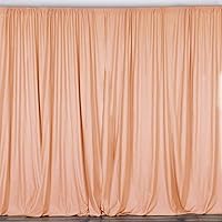 Vista 11 de New Creations Fabric & Foam Inc, 2 paneles de cortina de poliéster sin costuras de 5 pies de ancho, color negro, 2 paneles de 5 pies de ancho x 15