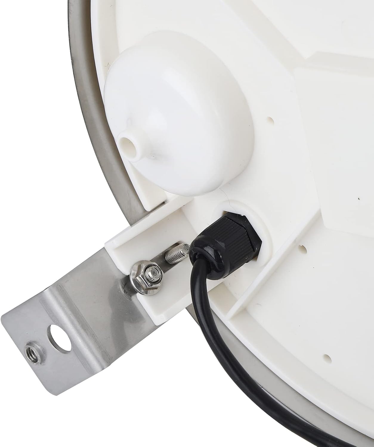 Respicefinem Stainless Steel Tipping Bucket Rain Gauge High Sensitivity Rainfall Measurement Tool for Meteorological Hydrological and Agricultural Monitoring