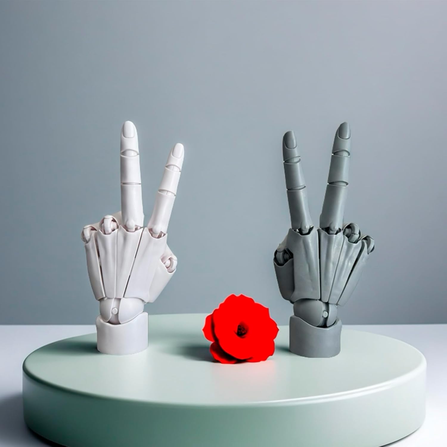 Modèle de main imitant les mains humaines. Modèle d'art de peinture. Ornements décoratifs artistiques. Imitez les mains humaines. Vous pouvez déplacer plusieurs articulations.