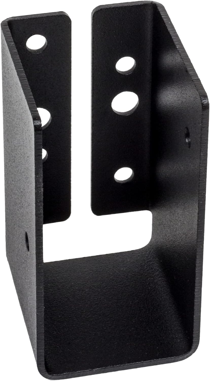 Simpson Strong-Tie Outdoor Accents ZMAX, Black Light Joist Hanger for 2x4 (Pack of 12)