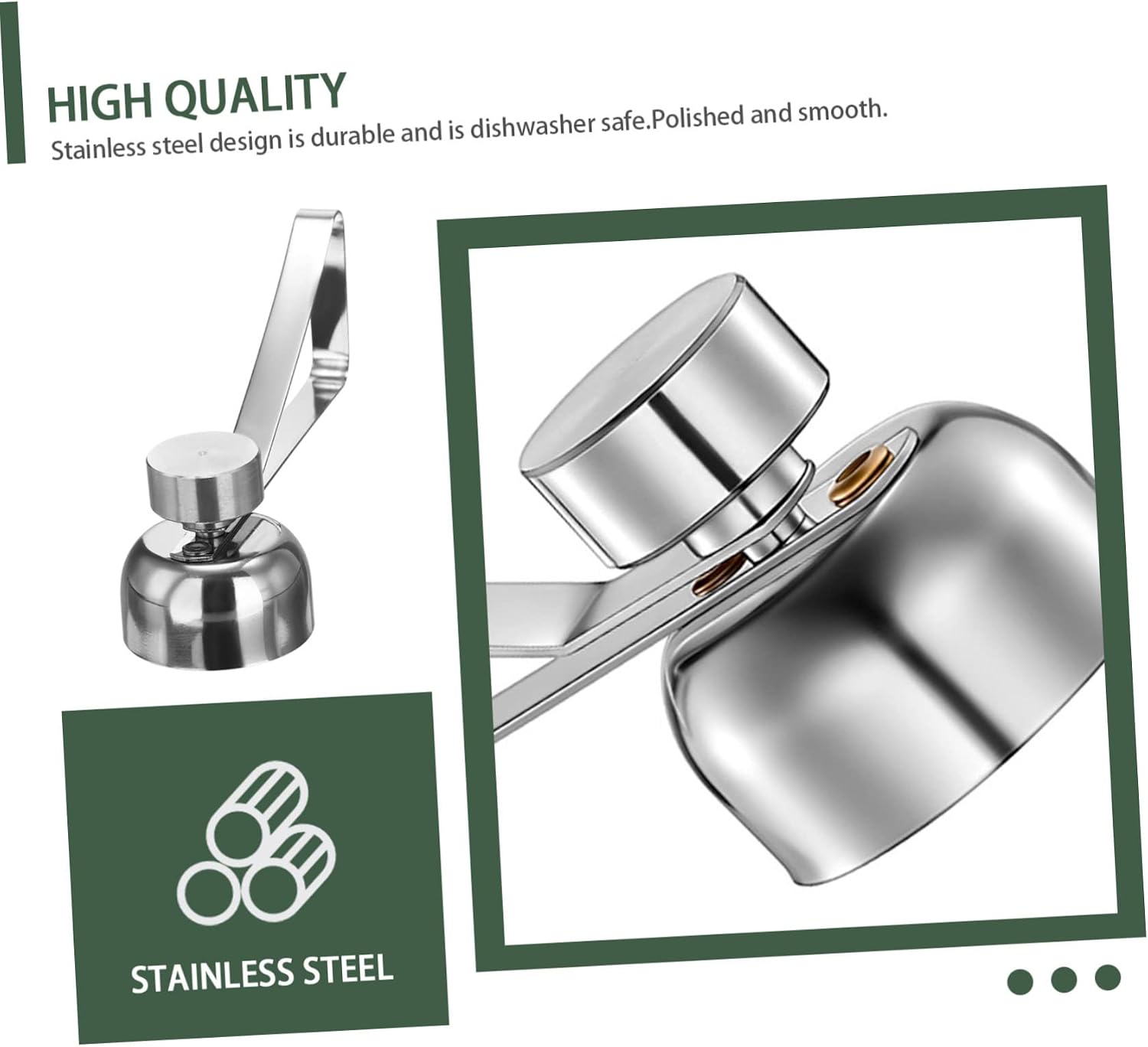 SHOWERORO Egg Separator Tool Small Egg Opener Silver Kitchen Gadget Eggshell Cutter Egg Topper Easy to Use