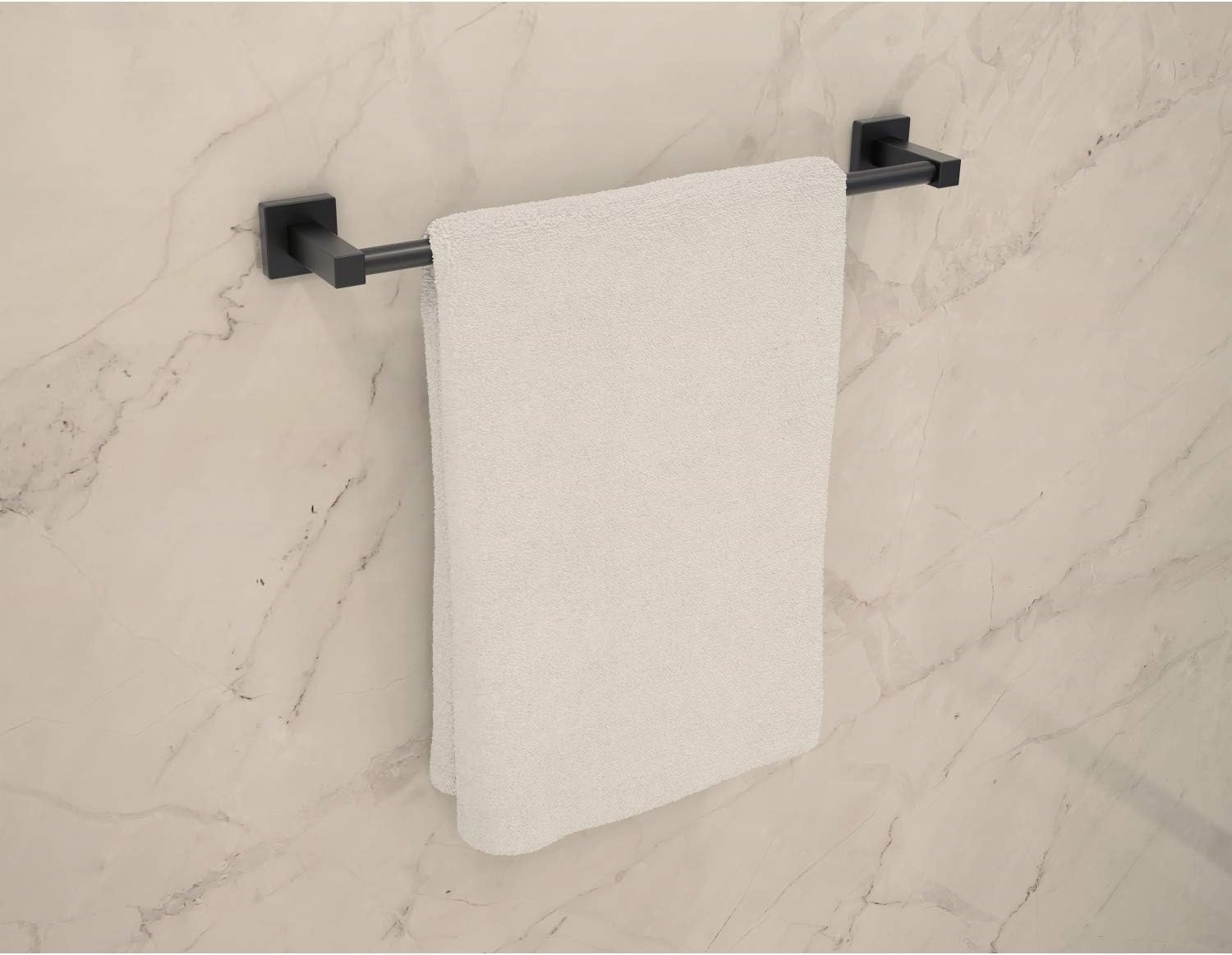 Symmons 36AC4BUNDLEMB Duro 4-Piece Wall-Mounted Bathroom Hardware Set in Matte Black