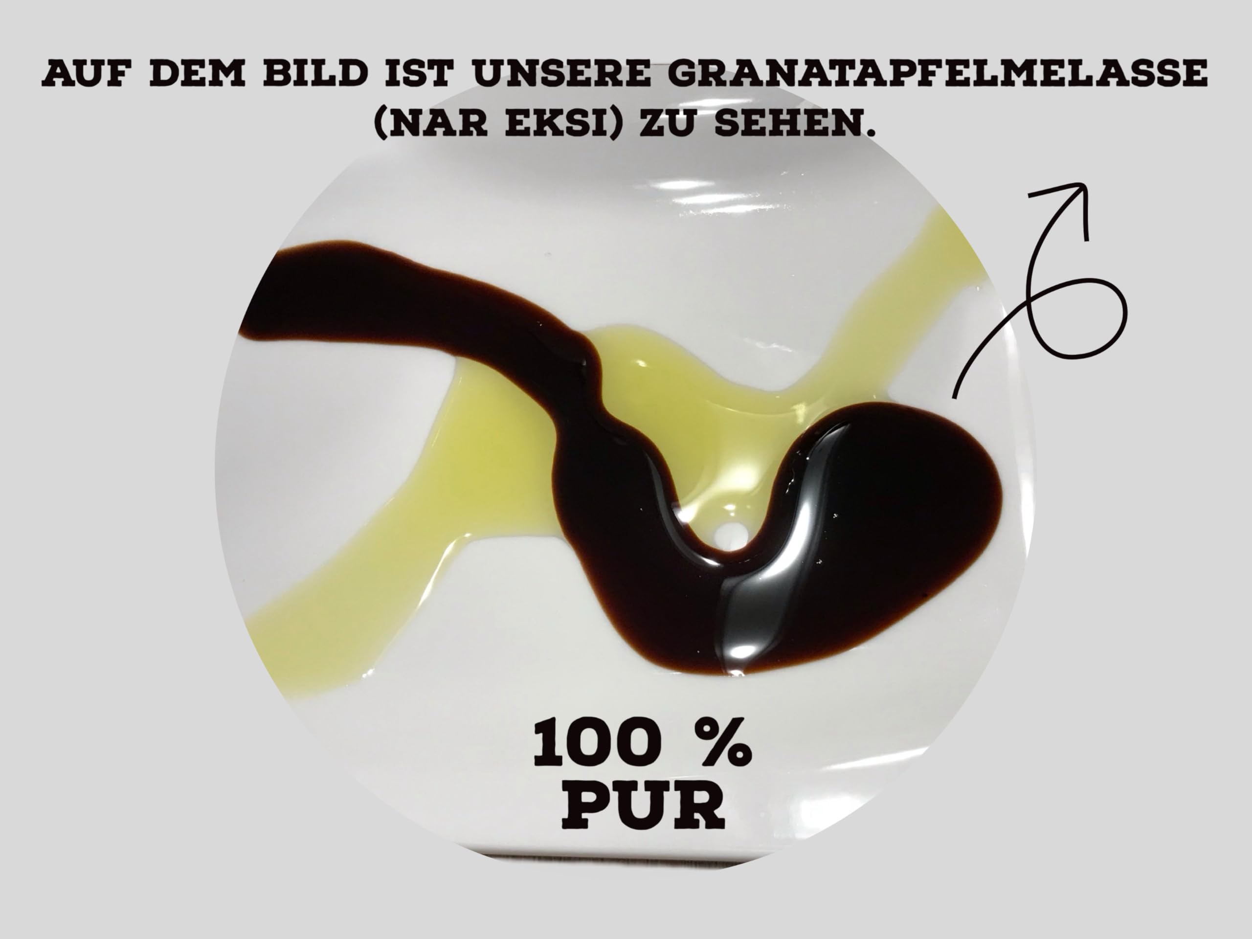 Granatapfelsirup pur 350ml - Granatapfelmelasse (Nar eksisi) 250 ml von TASTE of ANATOLIA Feinkost Oase, 100% natürlich. Aus HATAY-Türkei. (Namensänderung: auf Melasse und 250 ml)