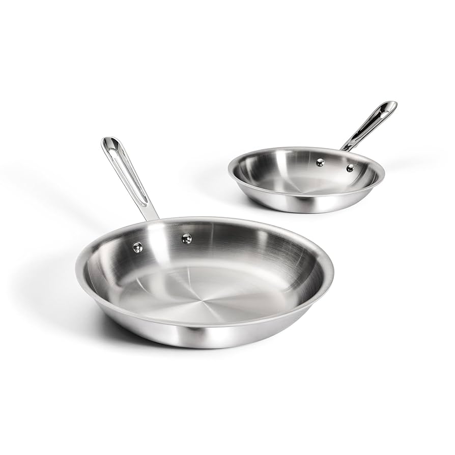 All-Clad ステンレススチール フライパン 10インチ All-Clad Bonded Stainless 10 in Frying Pan/Skilled 42321-01