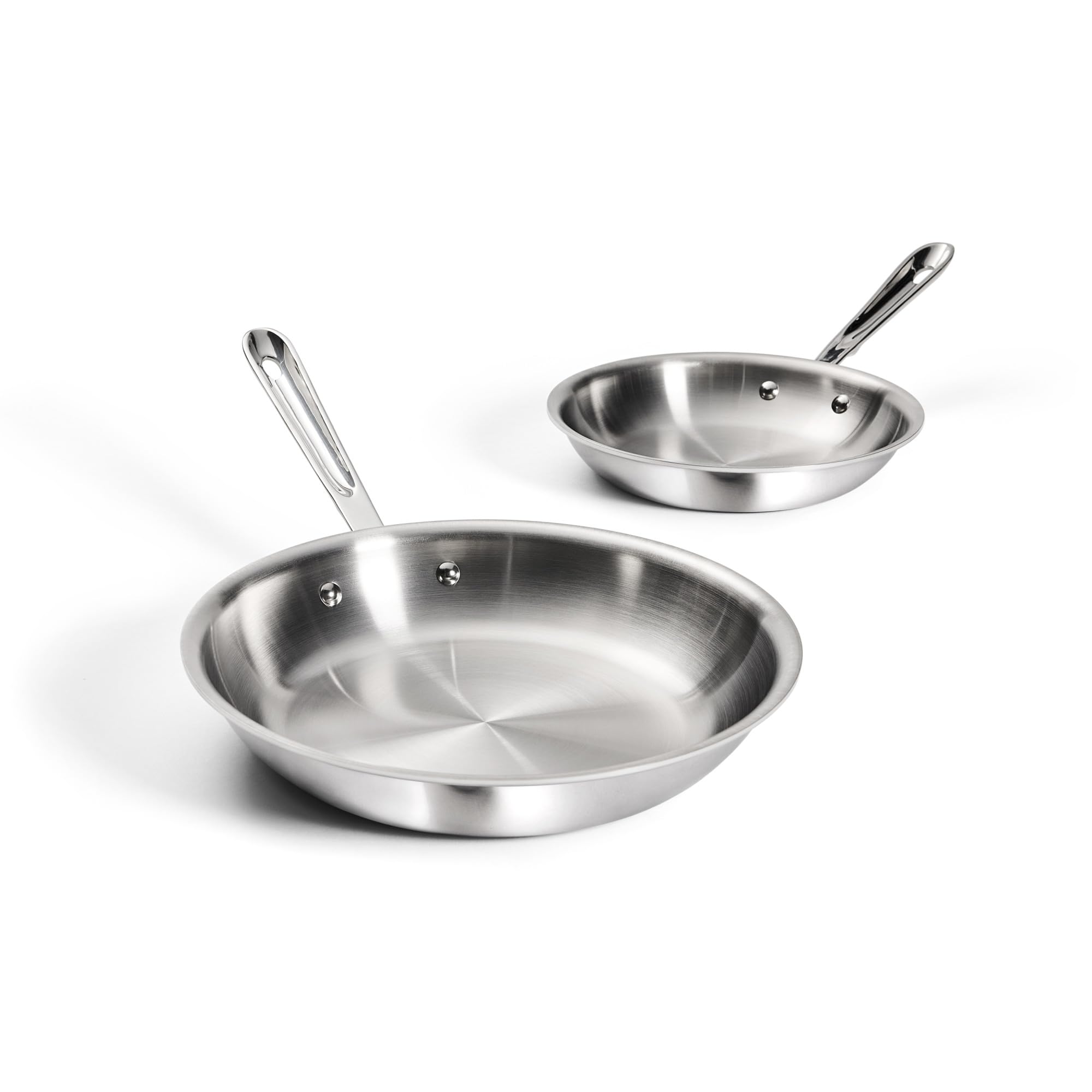 Amazon.com: All-Clad D3 3-Ply Stainless Steel Fry Pan Set 2