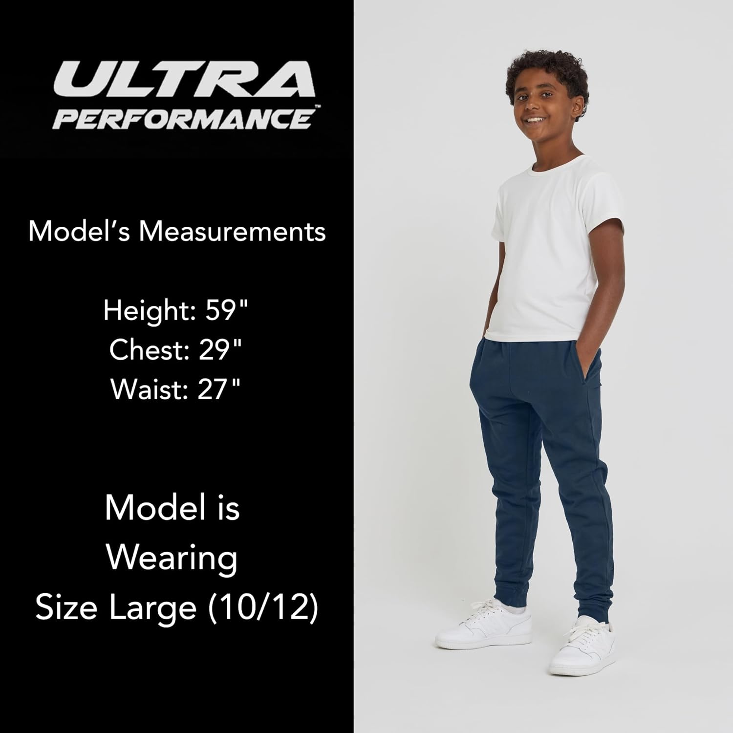 Ultra Performance 3 Pack Boys Sweatpants Kids Clothes Active Soft Fleece Joggers for Boys Size 4-20 - Image 6