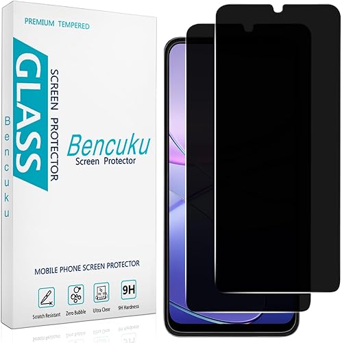 Miniatura 8 de HPTech - Protector de pantalla de vidrio templado diseñado para T-MOBILE REVVL 6 5G  RevVL 6 x 5G, antiarañazos, sin burbujas