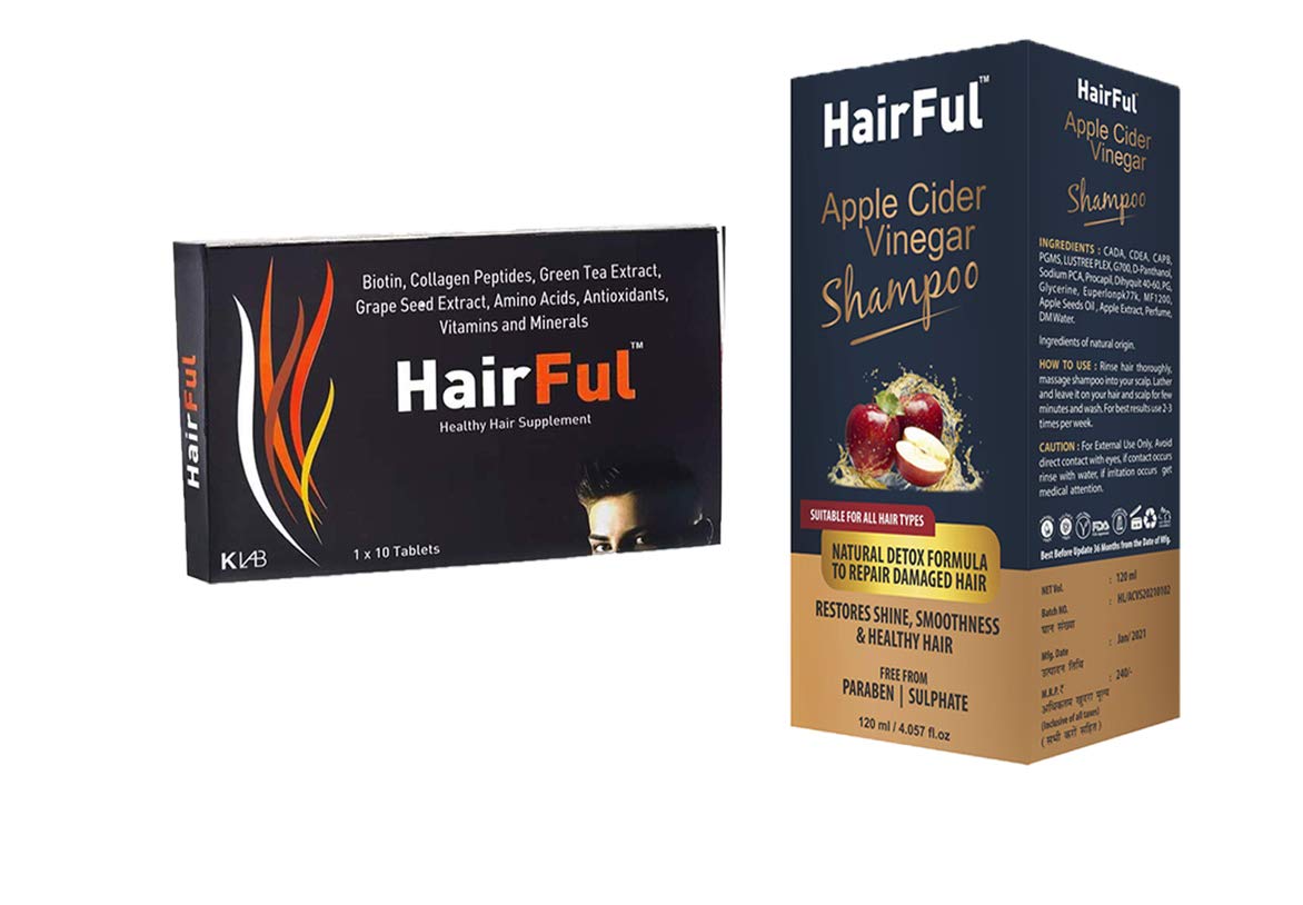 Buy HairFul Hair Fall Tablet & Hair Grow (HairFul 10 Tablets + 1