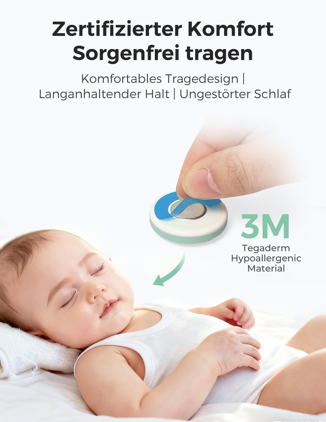Momcozy T31 Termometro Digital Bebe con Precisión de Grado Médico Lectura Instantánea, NC02 Cortauñas Eléctrico para Bebés con 7 Cabezales de Pulido de Repuesto