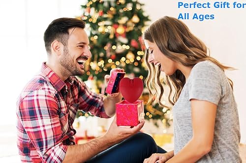 Miniatura 3 de Ratón Bluetooth inalámbrico con forma de corazón rojo, silencioso, portátil, ligero, silencioso, USB, óptico, inalámbrico, modo dual para PC,