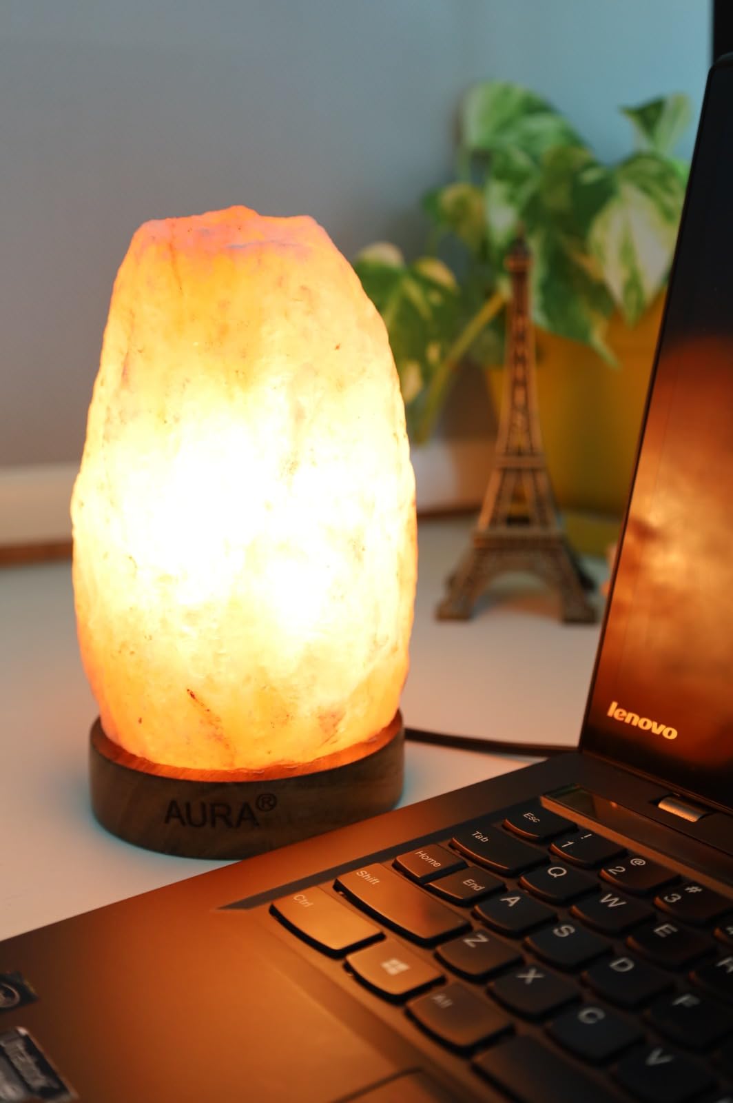 5-7kg AURA Himalayan Salt Lamp Dimmer Cord With Bulb (Warm and Natural Lamp) by Photon