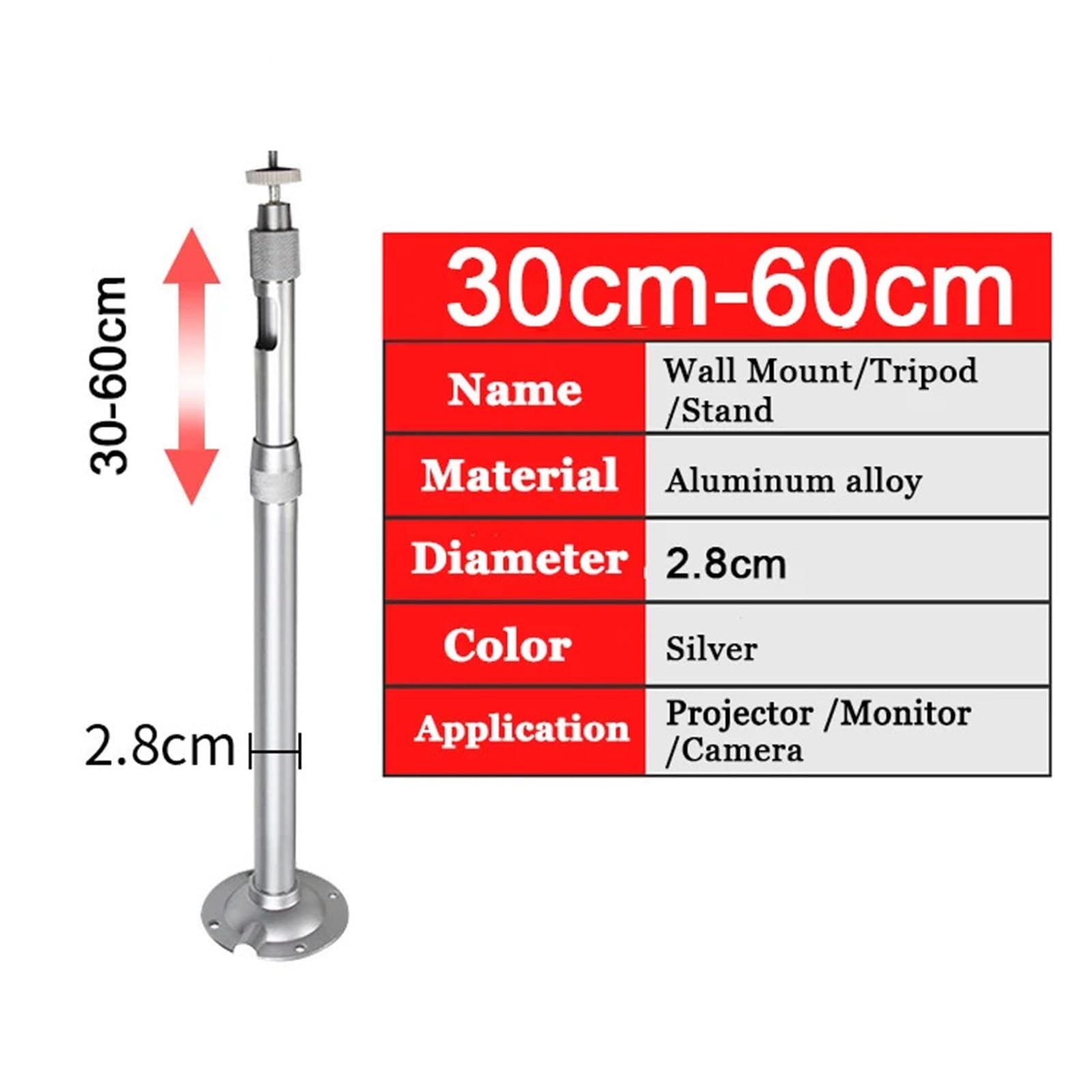 Compatible con Salange, Soporte de Pared for Mini proyector, HY300