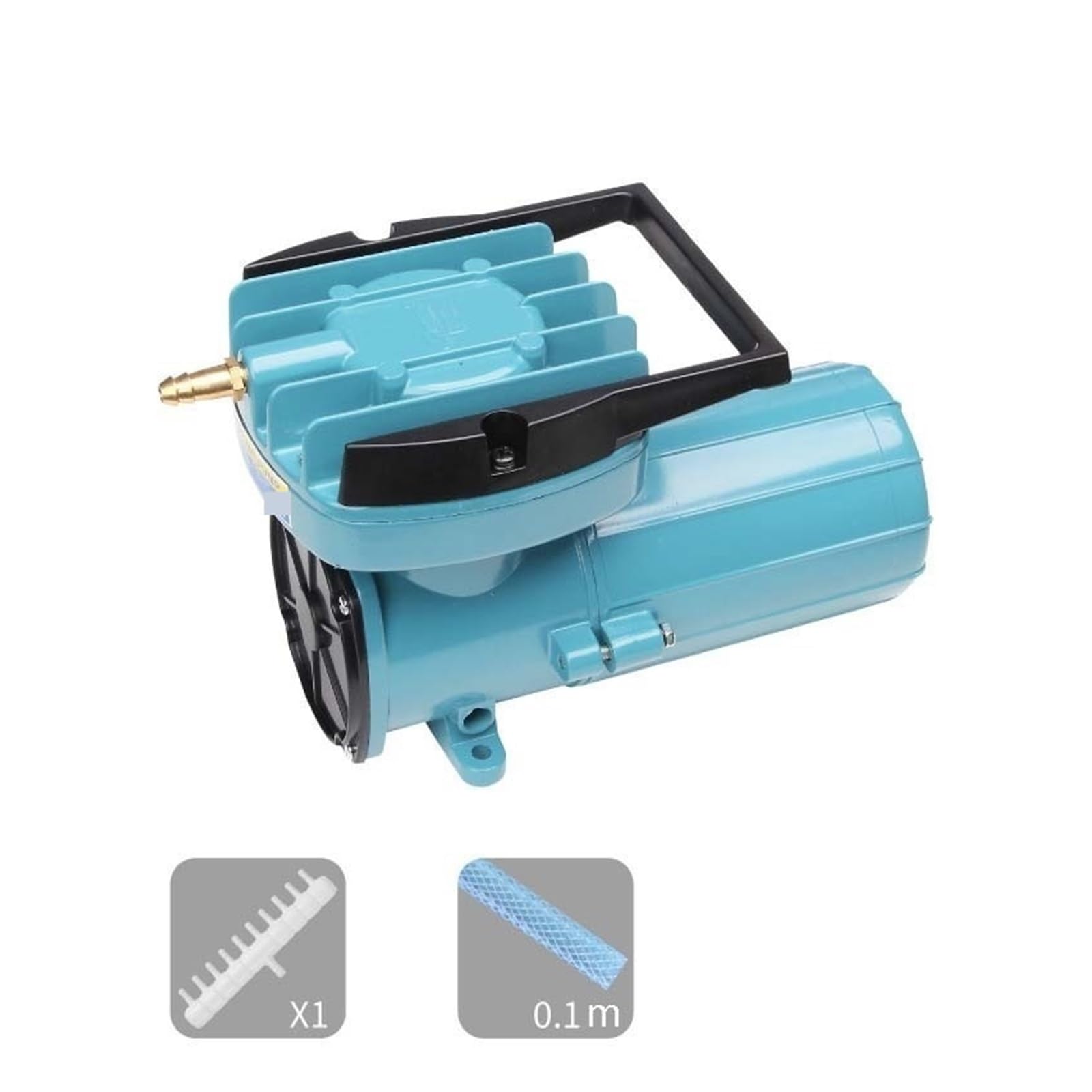 100W 12V 24V DC Pompa Tlenu Do Akwarium Natlenienie Przenośny Aerator Mała Kultura Ryb Powietrza Płynna Praca Stały Przepływ Niezawodność