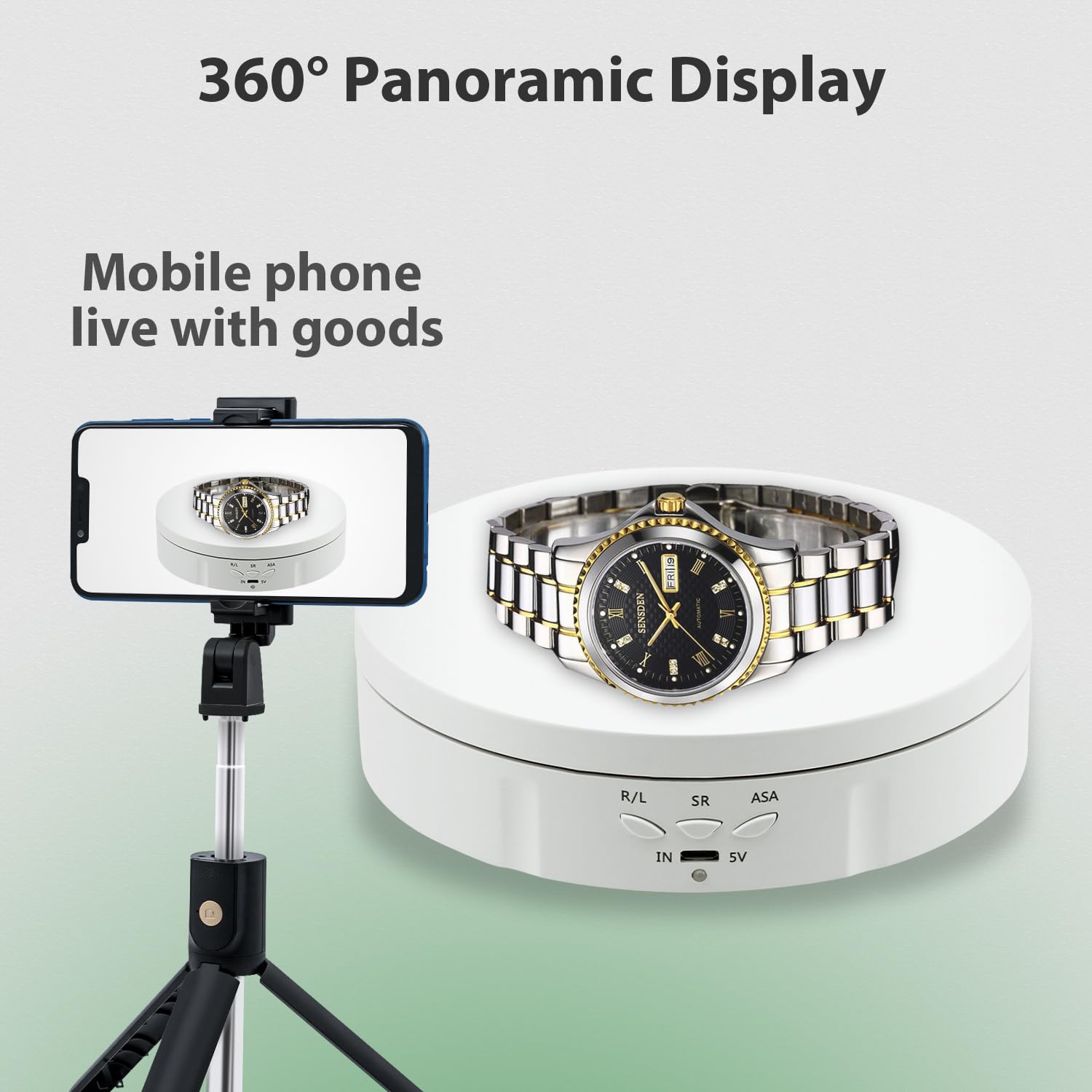 Amazon.com - Mcbazel Motorized Rotating Display Stand 5.7in