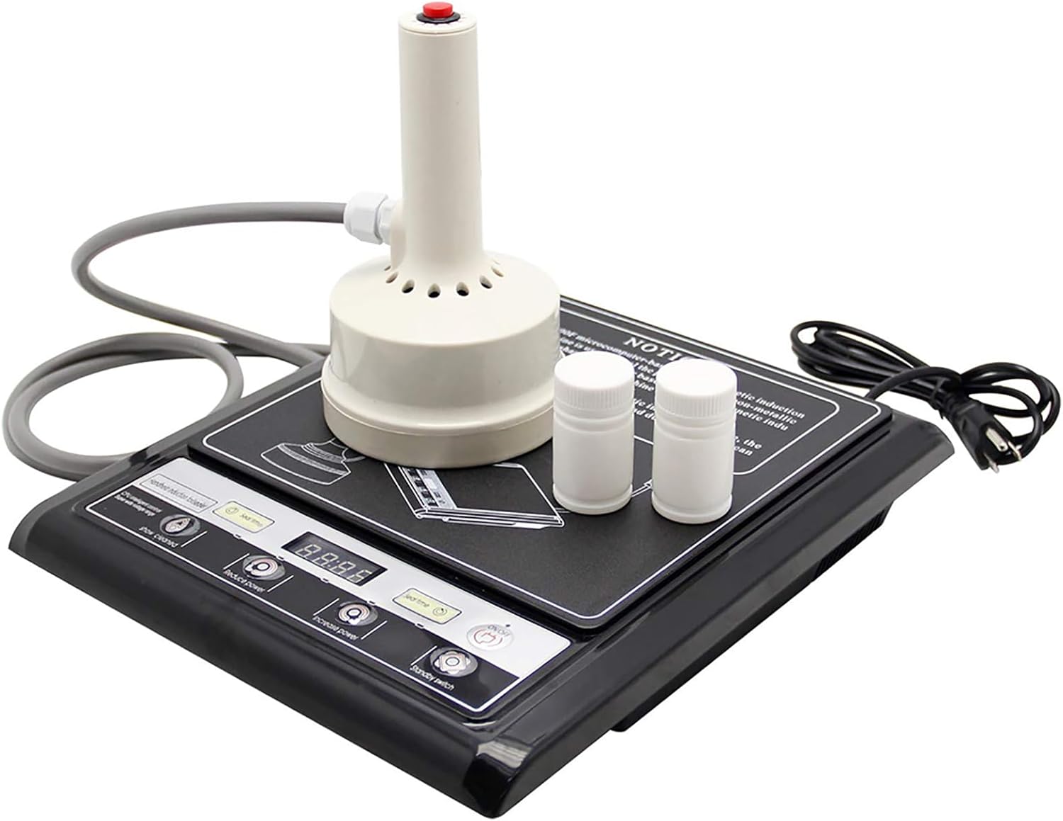 TECHTONGDA 110V Handheld Induction Bottle Cap Heat Sealer for Aluminum Foil Plastic Glass Bottle Cap 20-100mm