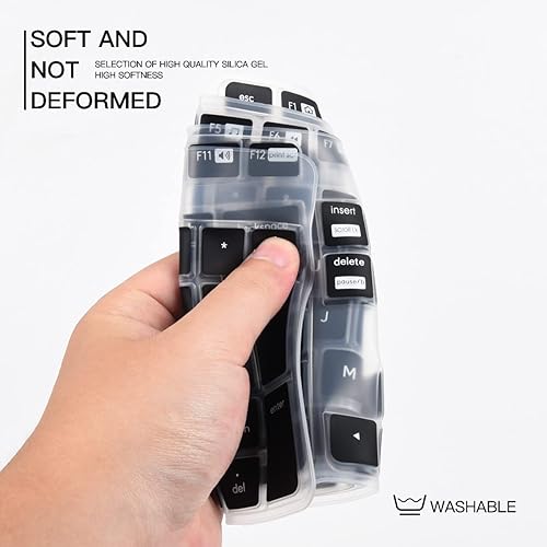 Miniatura 5 de Funda de teclado para teclado Logitech MK235 y Logitech K375S, accesorio de teclado Logitech MK235 K375S, protector de piel de teclado Logitech