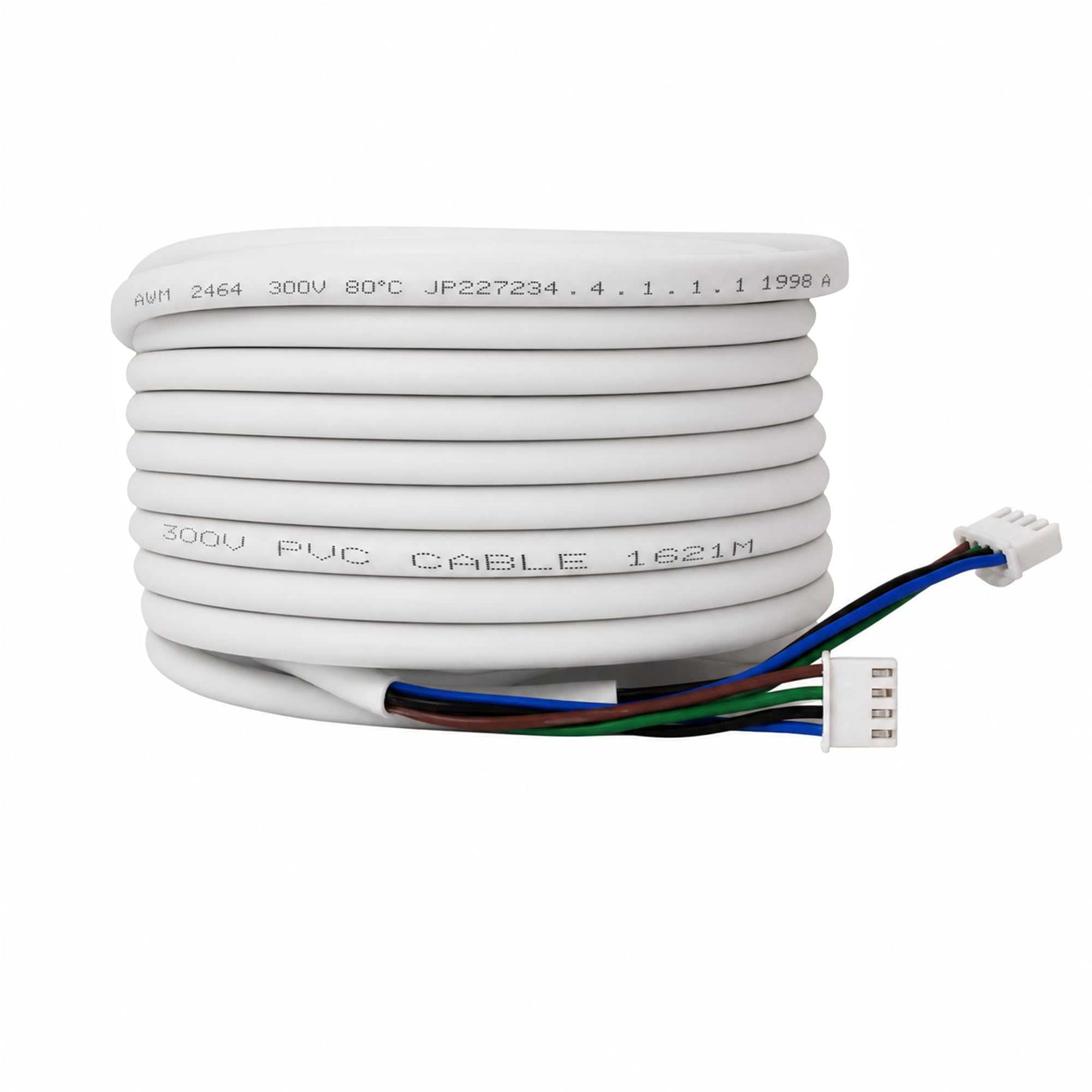 ELRO DVW40 Cavo Citofonico a 4 Fili da 40 Metri – Con Connettori Inclusi – Compatibile con ELRO DV700 e Serie DV4000