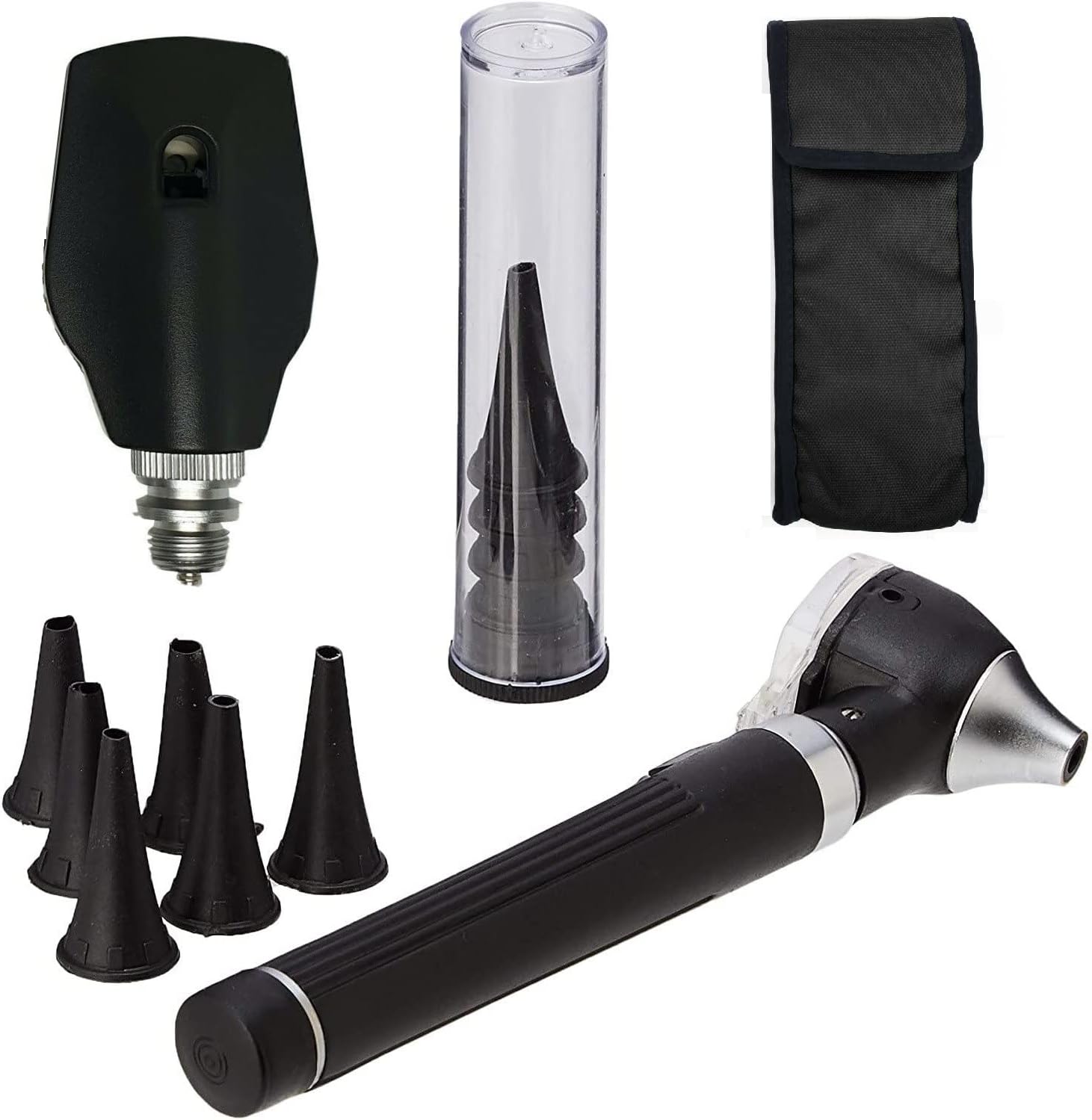 Mini ENT otoscope ophthalmoscope set optical Fiber Led Medical Examination equipment by DMX