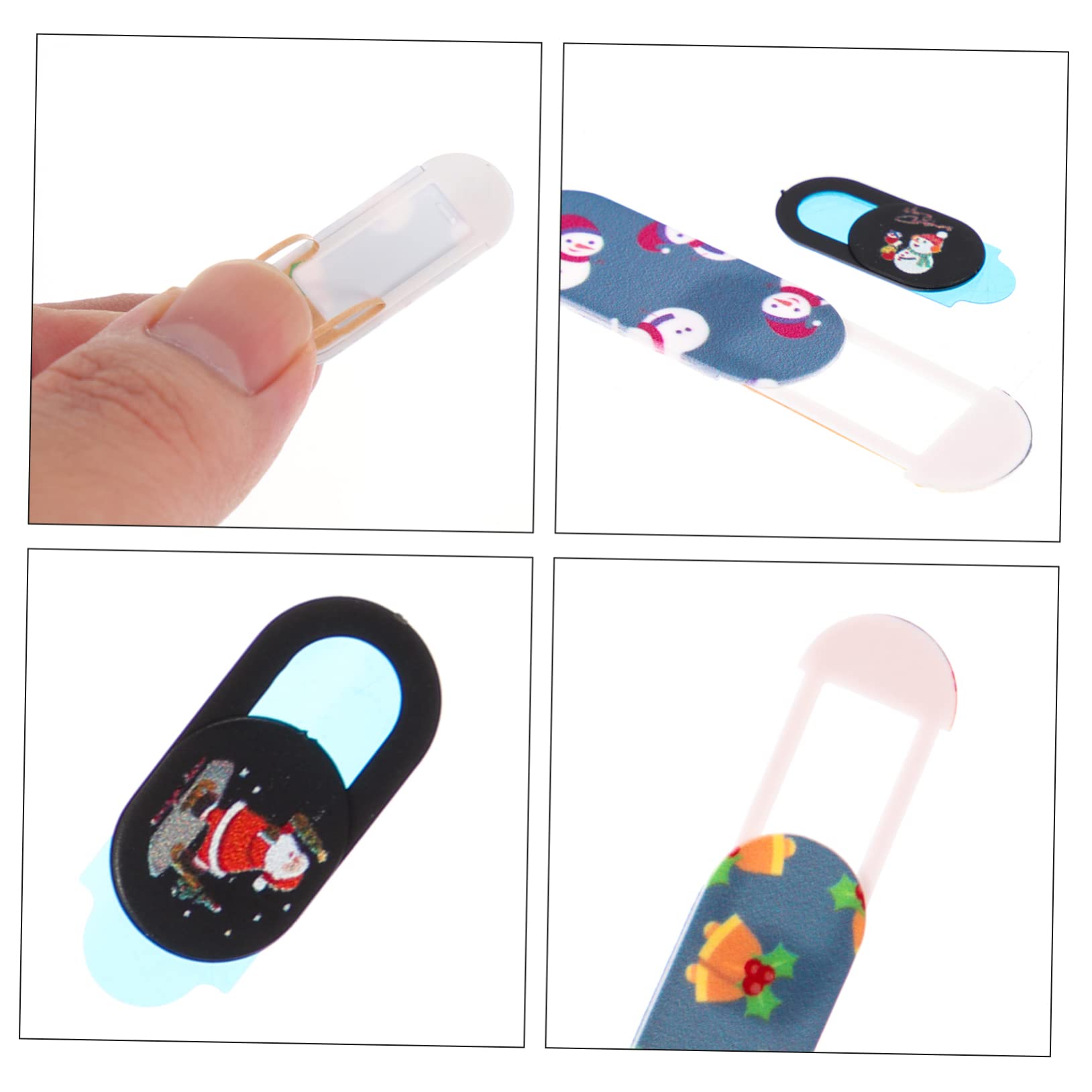 jojofuny 30pièces Cache Webcam De Noël pour Ordinateur Portable Vie Privée Et Sécurité Couverture Anti-Peeping pour Appareils Numériques