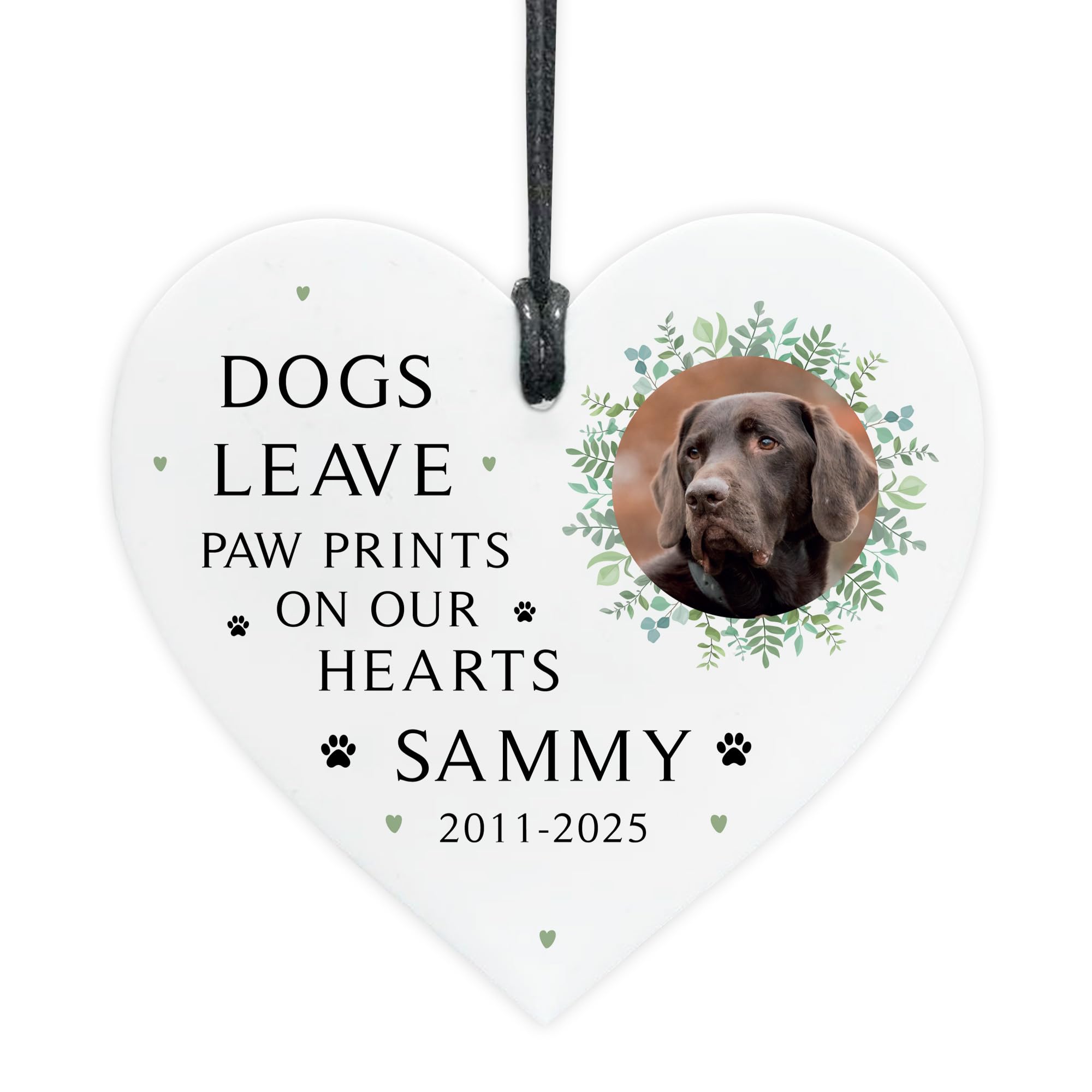 Red Ocean Personalised Dog Memorial Photo Plaque Gift For Dog Lover Loss Gifts Memorial Plaques For Puppy Keepsake Family Any Name And Photo Of Your