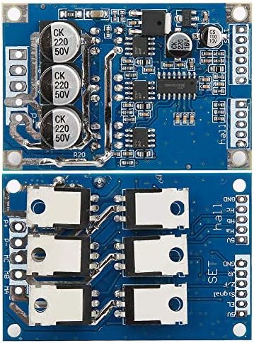 DC 12V-36V 15A 500W Brushless Motor Controller, DC Motor Speed Controller, Hall BLDC Control Board, Brushless Motor Regulator, and Stable Performance