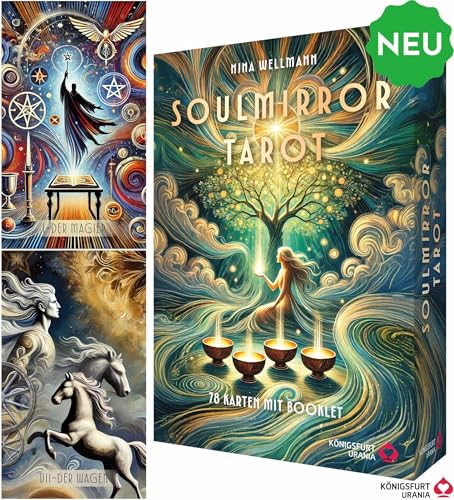 Soulmirror Tarot - 78 Karten mit Buch - (Soul Path, sensitive Tarotkarten)