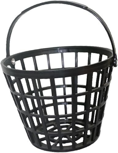 Miniatura 7 de SM SunniMix Cesta irrompible para pelotas de golf, contenedor de pelota de golf con mango y soporte para pelotas que contiene 2550100 pelotas de