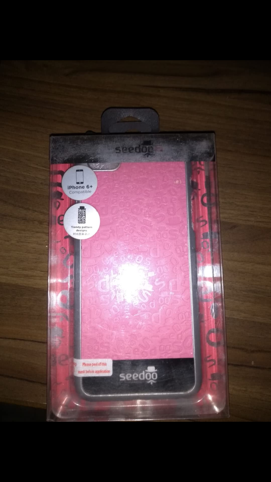 seedoo iPhone Trendy Pattern Design Pink case