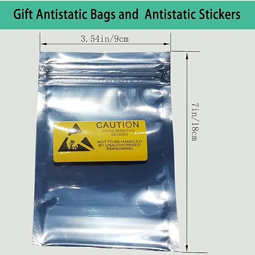 Miniatura 5 de 10 unidades DDR Memory Desktop RAM Module Case, caja de plástico, contenedor de embalaje de módulo de memoria clamshell, bandeja antiestática para