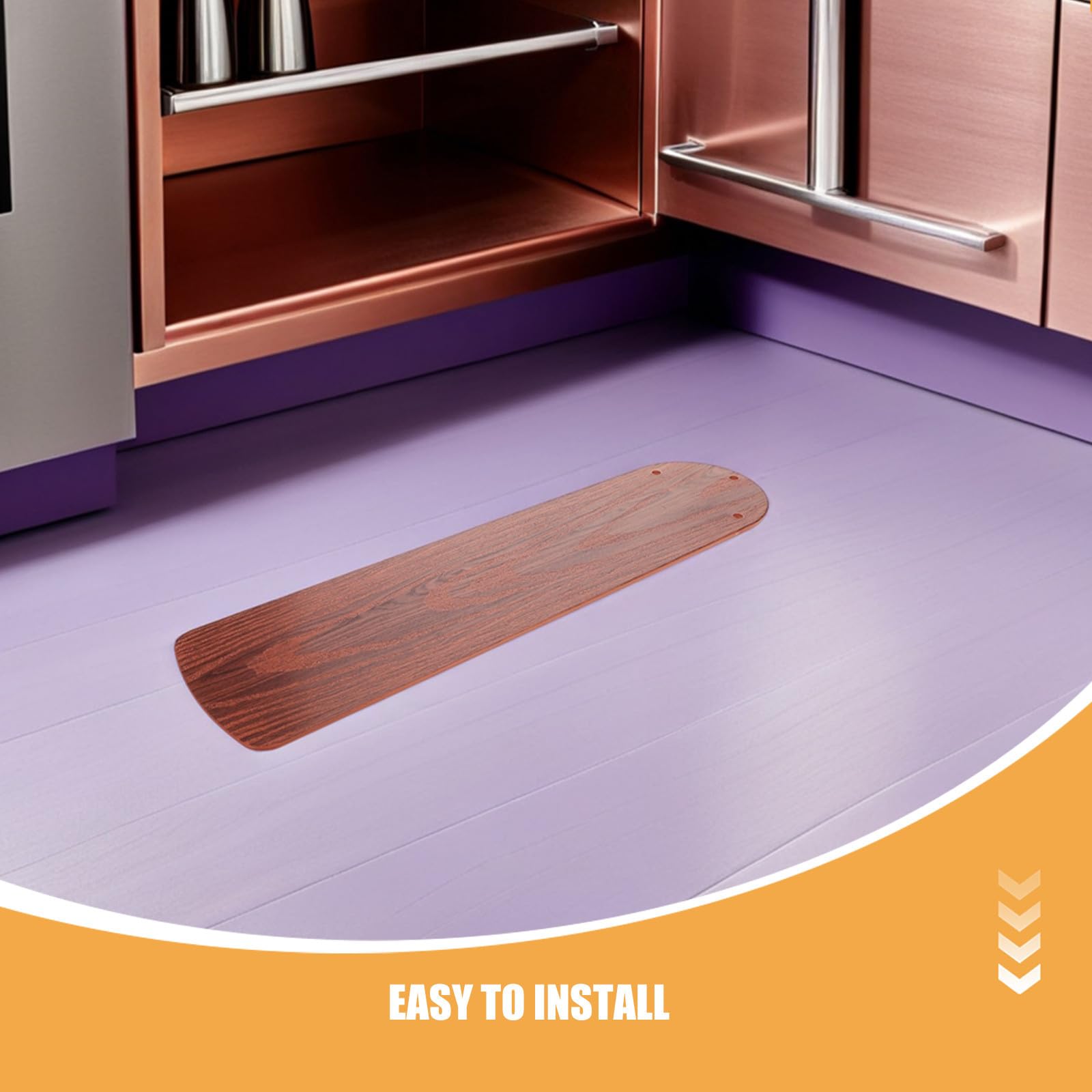 Alipis Palette per Ventilatore a Soffitto Effetto Legno 3 Pezzi in Plastica | Ricambio per Interni, Weatherproof e Silenziose, Sostituzione Rapida per Pale Rotte, Festa Estiva