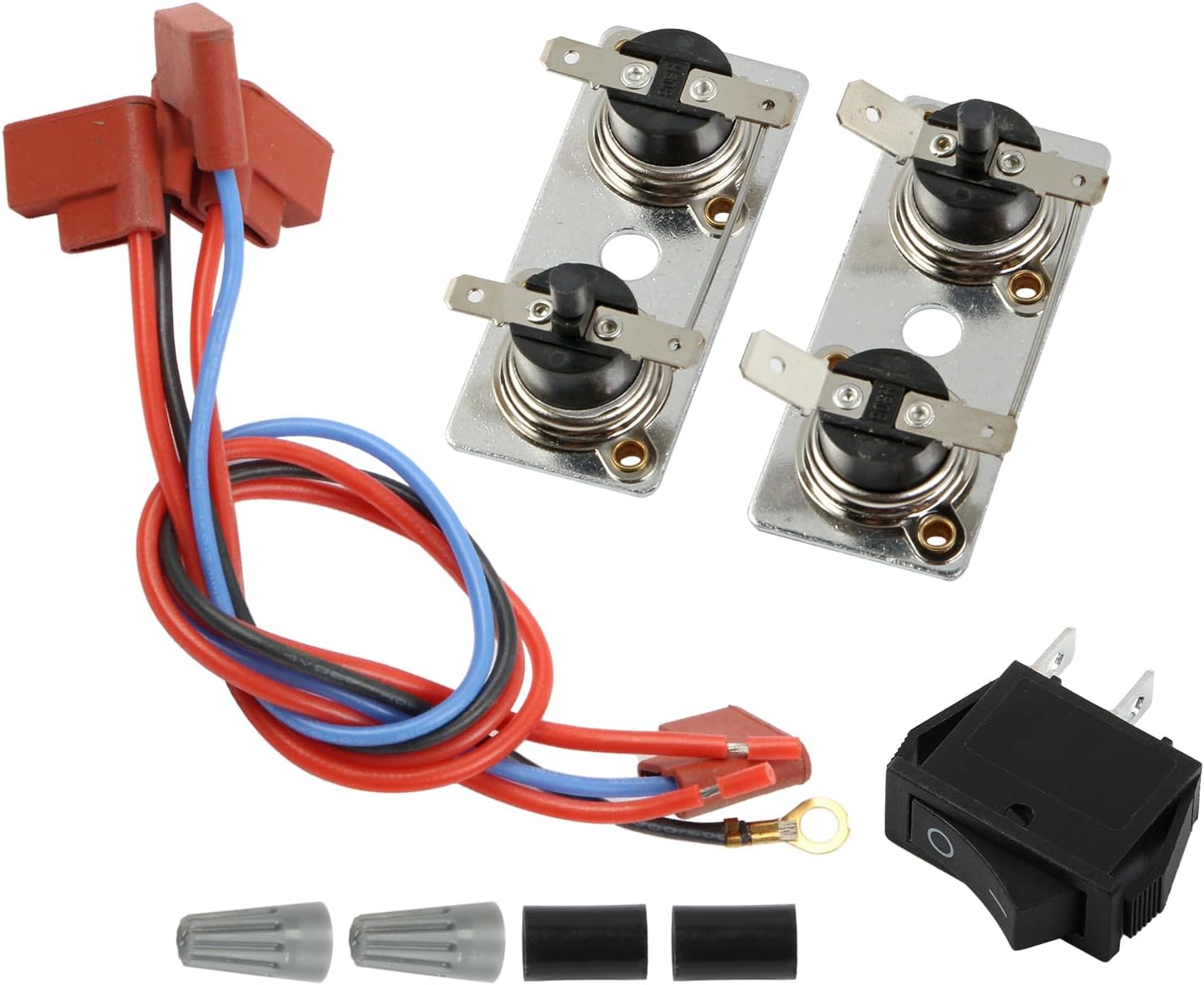 232306 232282 Thermostat Water Heater Limit Switch Kit Fit for Suburban RV Water Heater SW Series Replace 233534 525007 232306 232282, 12V & 120V T-Stat/Limit