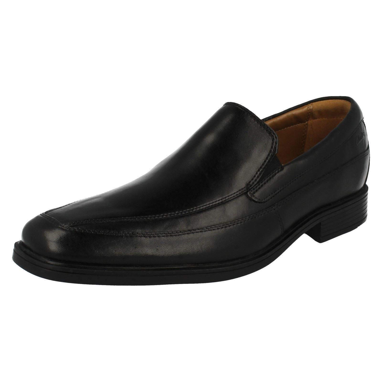 Clarks Tilden Free, Mens Derby Loafer, Black, 9 UK (43 EU)