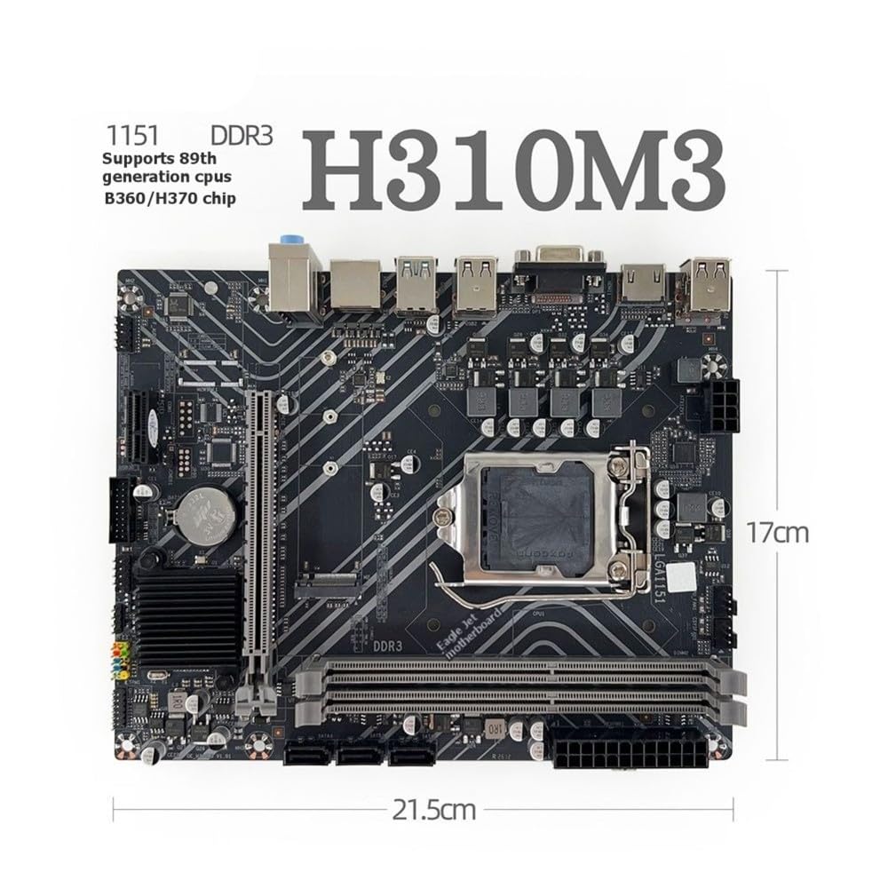 Scheda Madre H310M3-D3 Scheda Madre Desktop H310M3-D3 Supporto Memoria DDR3 1151 CPU di 6789 Generazione I3 I5 I7 Scheda Madre Desktop