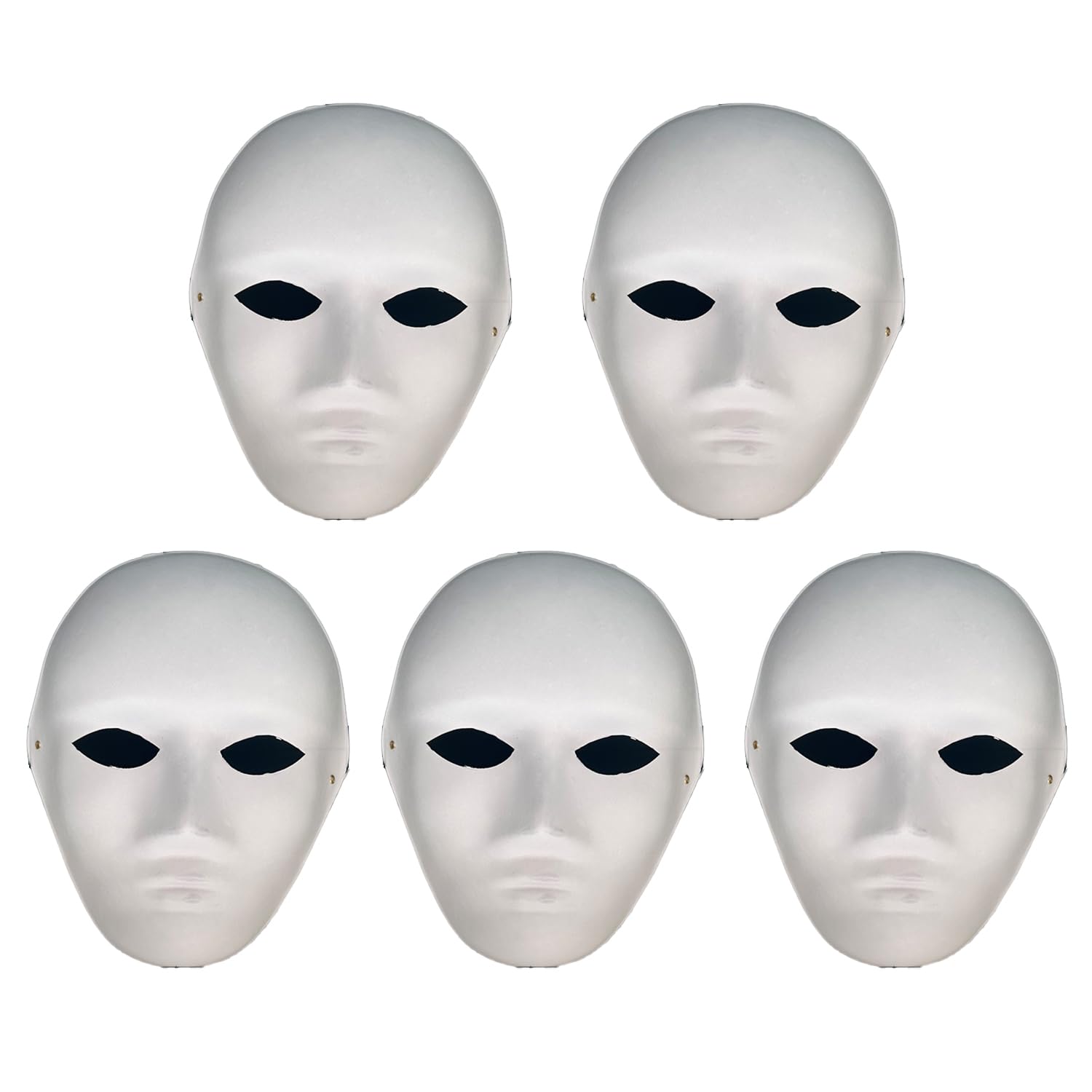 Yamoloz Paintable Paper Masks for Carnival Cosplay