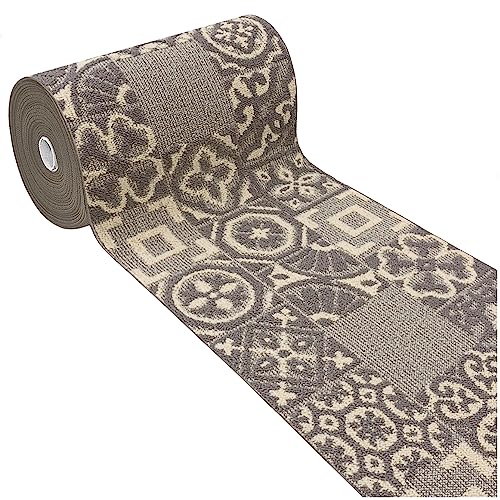 Alfombra de cocina de 57 cm de altura a medida, alfombra de cocina 3D cerólica para entrada, casa, modelo Clelia dis.G beige