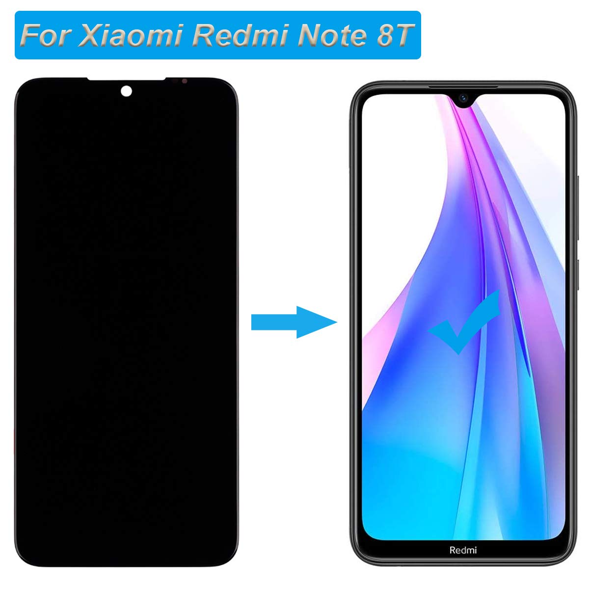 DISPLAY TOUCH SCREEN FRAME per XIAOMI REDMI NOTE 8 M1908C3JG VETRO SCHERMO NERO DISPLAY TOUCH SCREEN FRAME per XIAOMI REDMI NOTE 8 M1908C3JG VETRO SCHERMO NERO