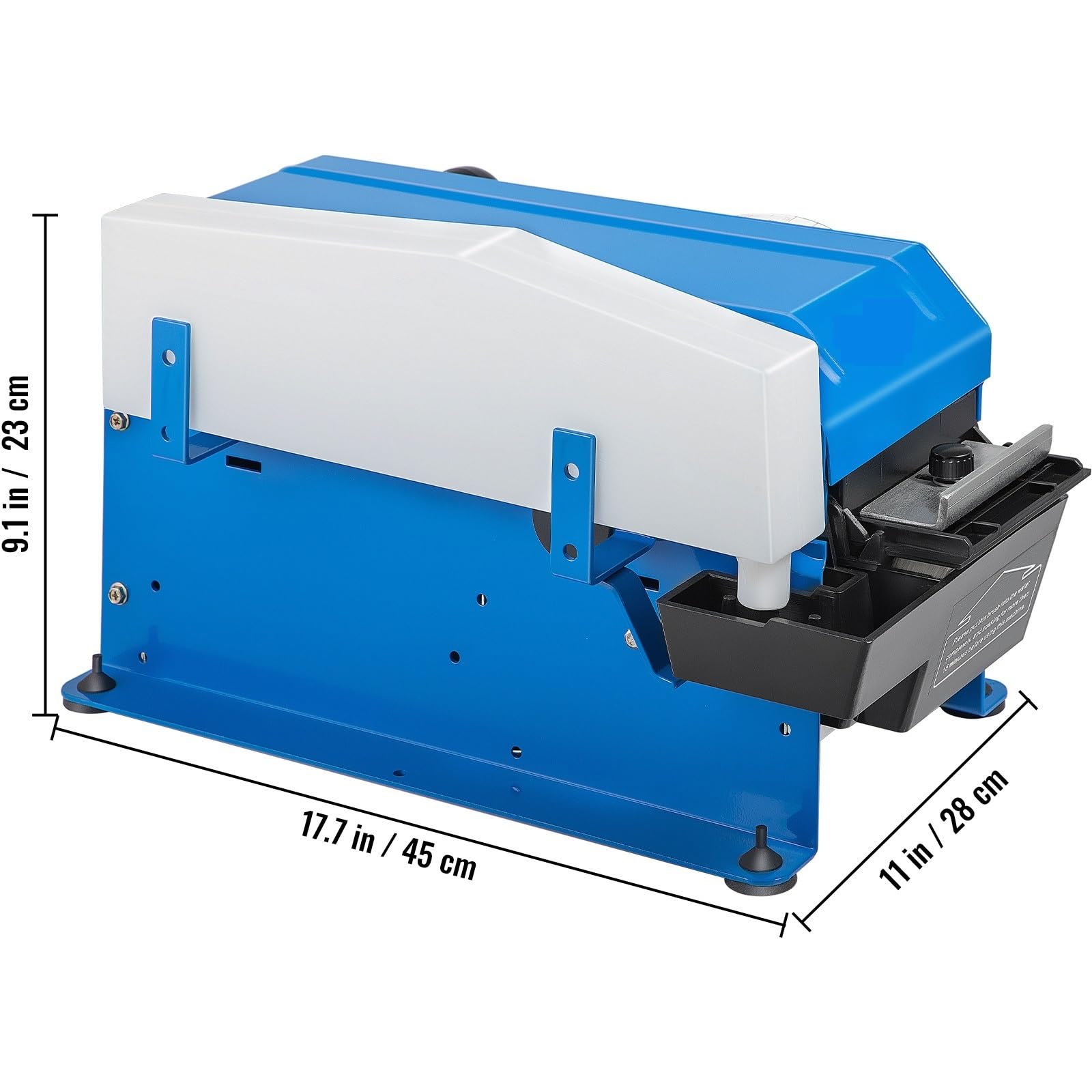 Dispenser di nastro adesivo Lunghezza massima del 39,4" x 3,94" Larghezza regolabile e livello dell'acqua Attivazione manuale con acqua spazzola ad Per principianti - Fai da te