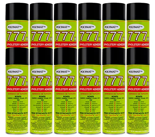 12 Polymat 777 Speaker Box Carpet Fabric Liner Spray Glue Adhesive Instant Tack