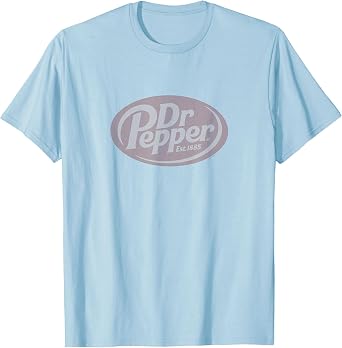 Dr. Pepper Classic Red & White Soda Pop Logo T-Shirt