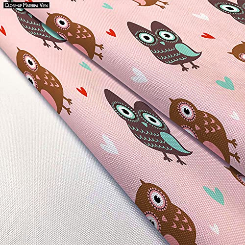 Image of ArtzFolio Owls & Hearts | Reusable Sack Bag | Bag for Gym, Storage, Vegetable & Travel
