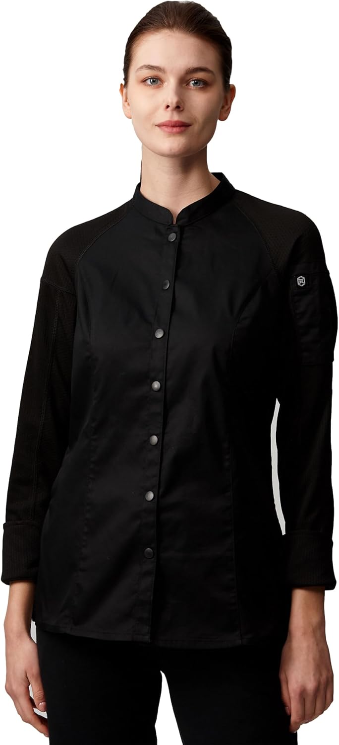 Women's Chef Coat Long Sleeves Chef Jackets 29152W