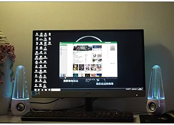 Amazon.co.jp: ledライトスピーカー 噴水スピーカー 音楽に