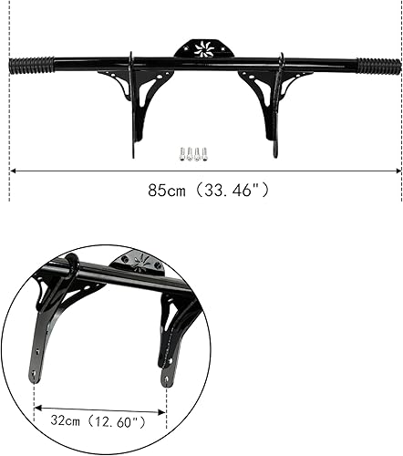 Miniatura 2 de TCT-MOTORPARTS Protector de barra de choque negra delantera para Harley 2006-2017 Dyna con control medio Fat BobLow Rider FXDLWide GlideStreet