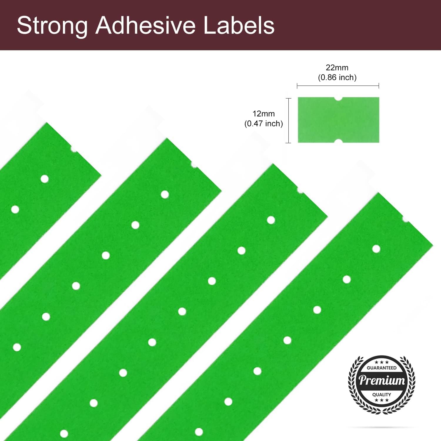 Snapklik.com : Motex 1 Blank Line Labels - 10,000 Green Blank Price And ...